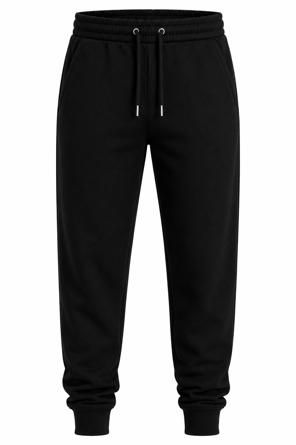 Premium Unisex Fleece Joggers – Black